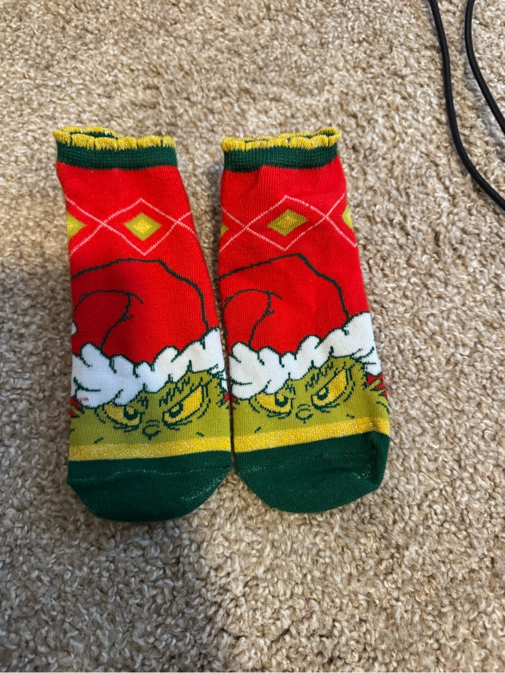 grinch socks
